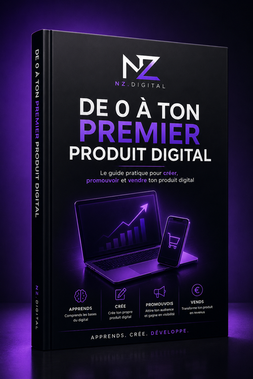 De 0 à ton premier produit digital - couverture ebook